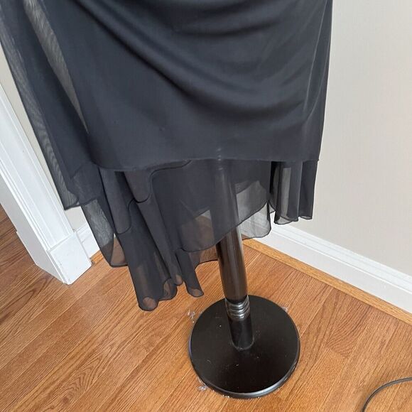 Ruby Rox Y2K Whimsigoth Babydoll Dress S Black Fairy Grunge Sequin Sheer Mesh - Picture 11 of 13